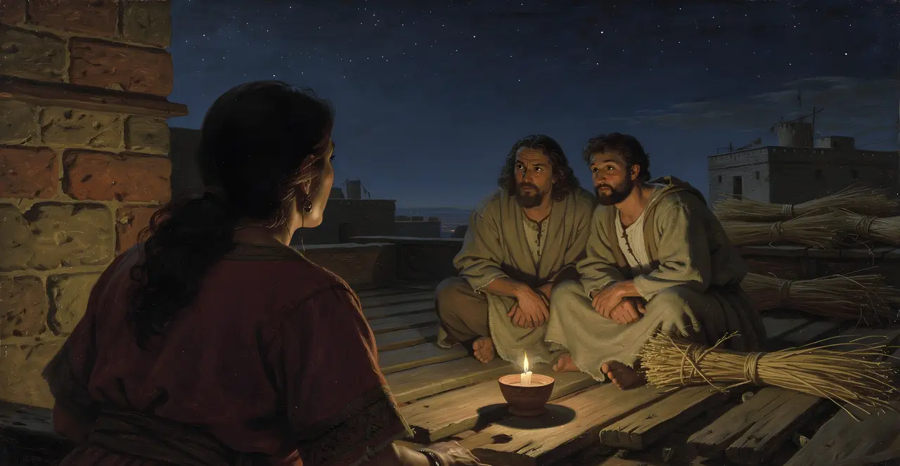 Joshua 2:7-9 — Joshua, oil painting · TruthPrints
