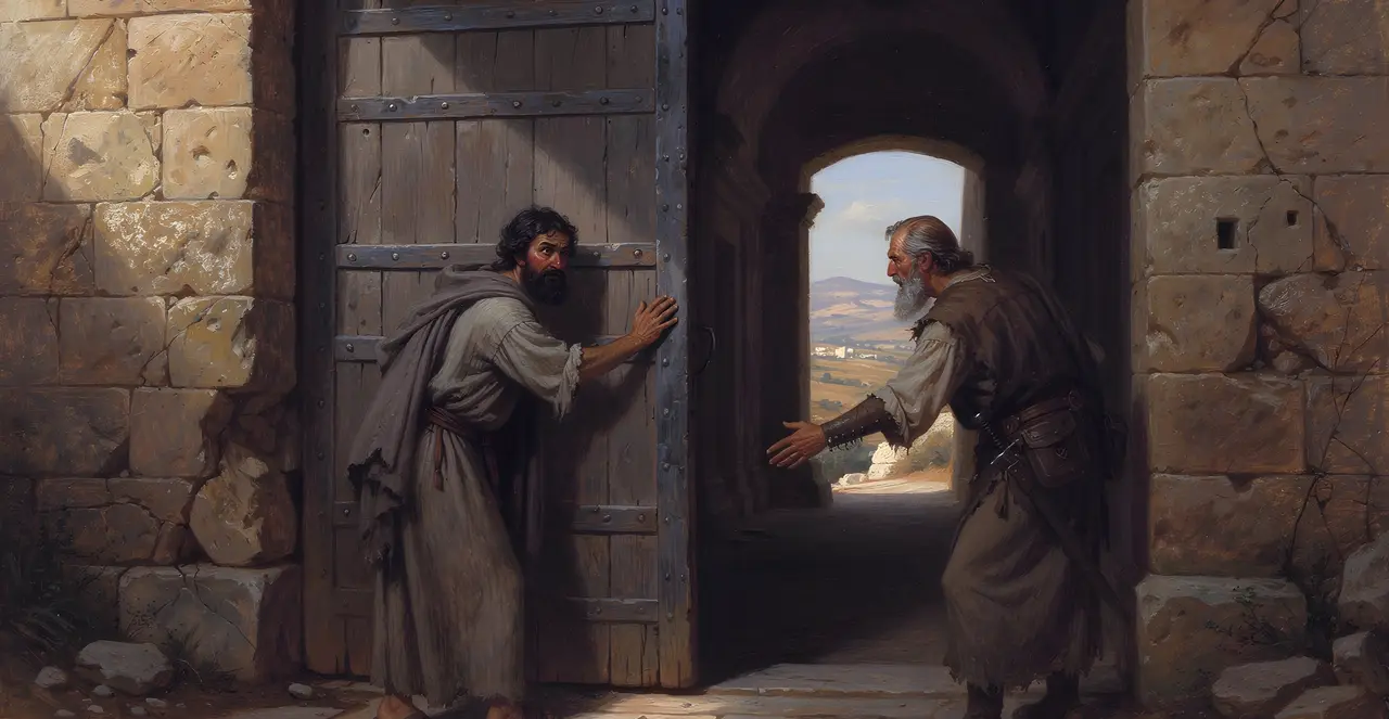 Josua 20,5-6 — Josua, Ölgemälde · TruthPrints