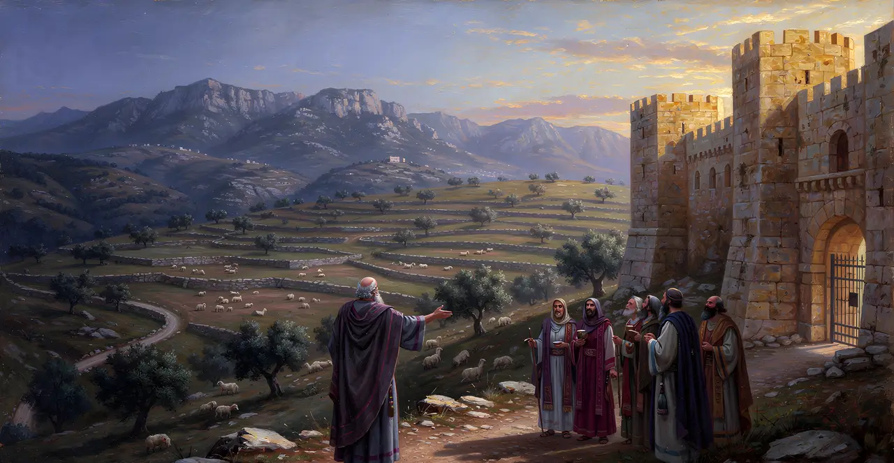 Joshua 21:13-18 — Joshua, oil painting · TruthPrints