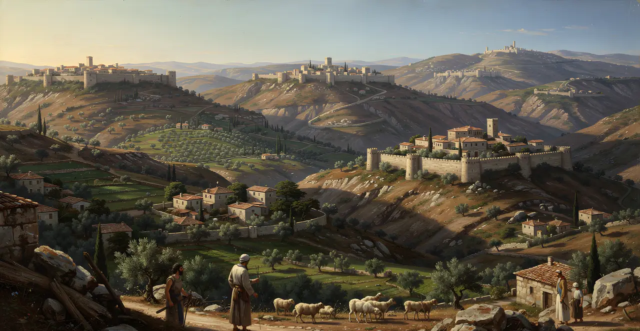Joshua 21:19-23 — Joshua, oil painting · TruthPrints