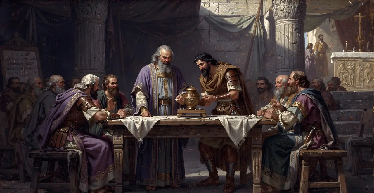 Joshua 21:4-5 — Joshua, oil painting · TruthPrints