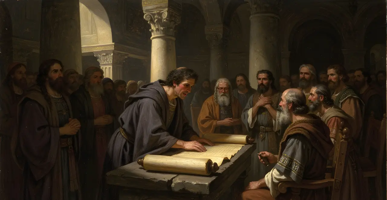 Joshua 21:6-8 — Joshua, oil painting · TruthPrints