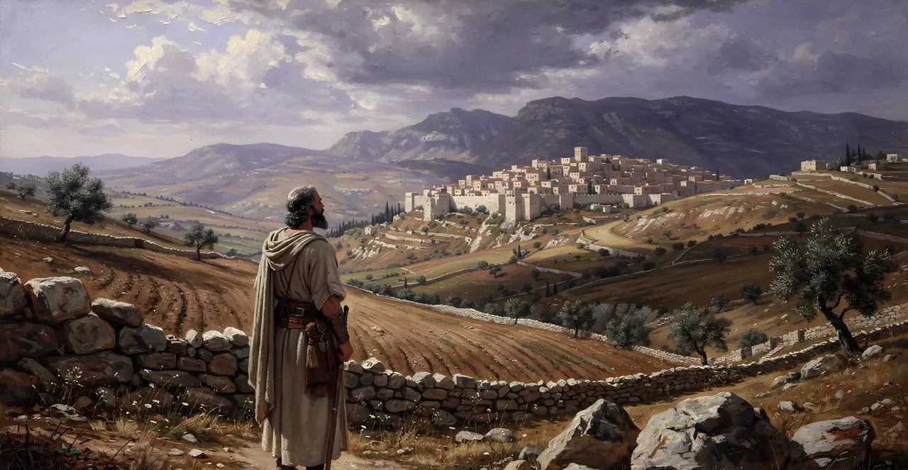 Joshua 21:9-12 — Joshua, oil painting · TruthPrints