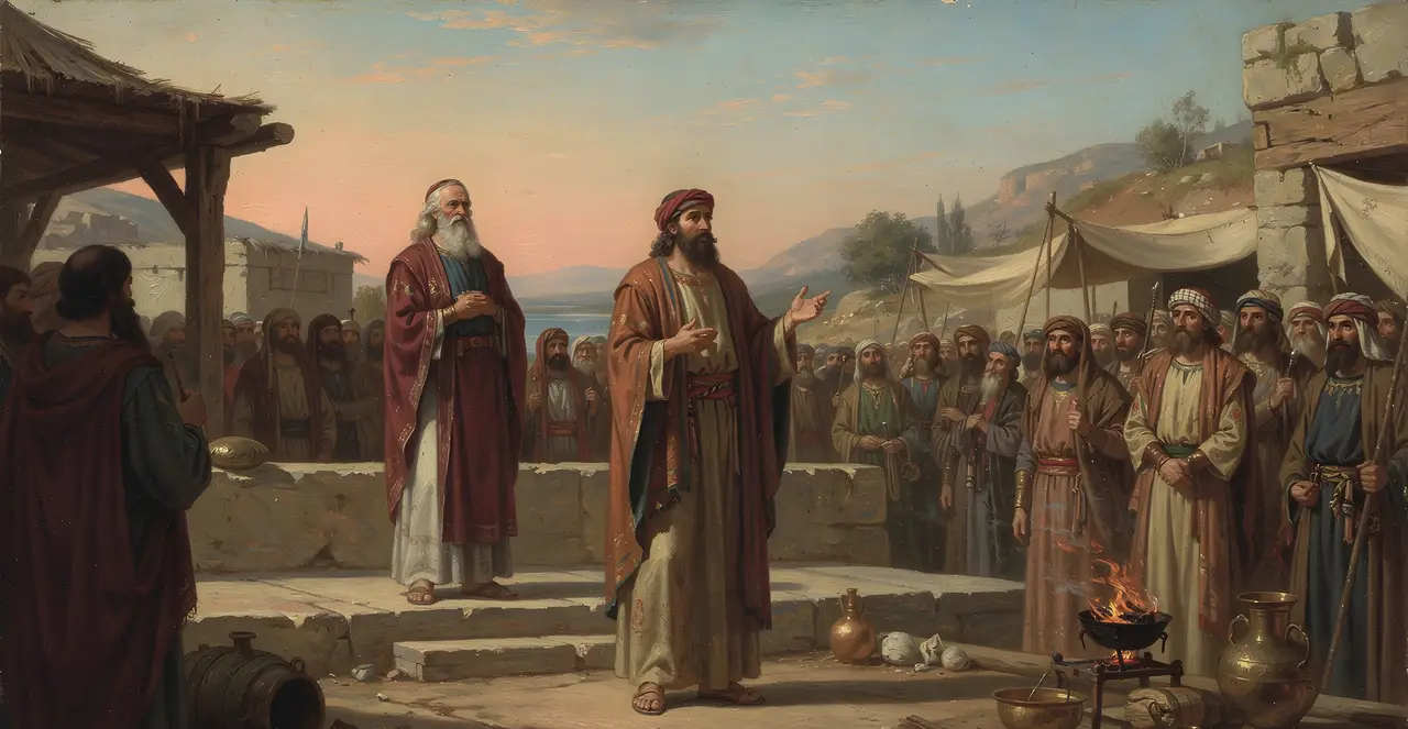 Joshua 22:31-32 — Joshua, oil painting · TruthPrints