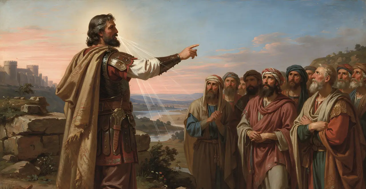 Josua 24,17-18 — Josua, Ölgemälde · TruthPrints