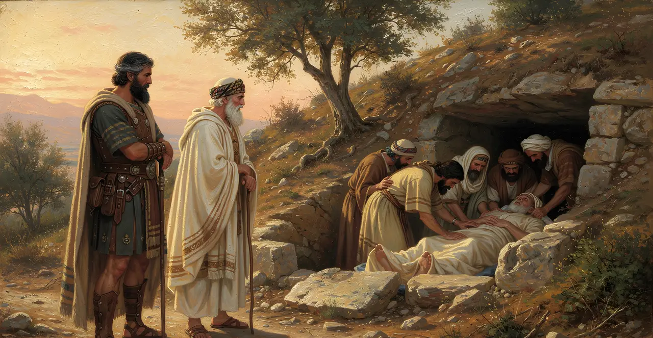Joshua 24:31-33 — Joshua, oil painting · TruthPrints