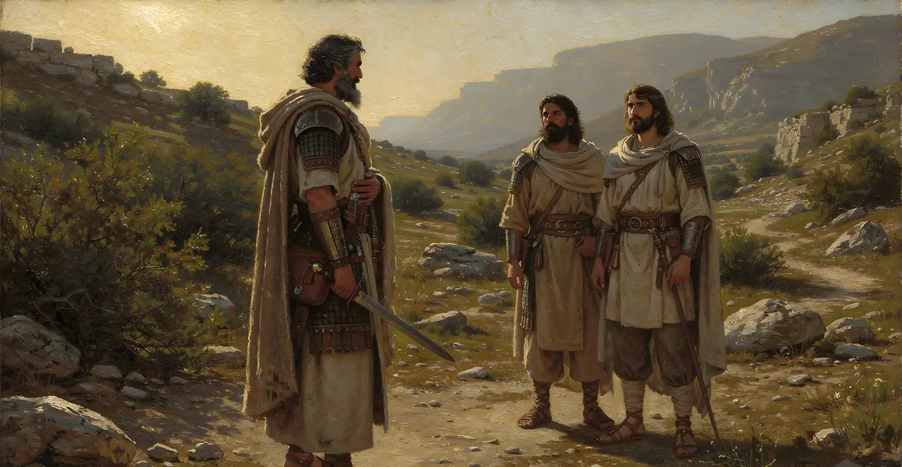 Joshua 7:1-2 — Joshua, oil painting · TruthPrints