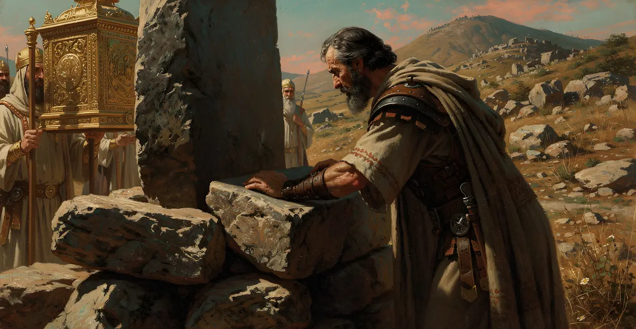 Josua 8,31-32 — Josua, Ölgemälde · TruthPrints
