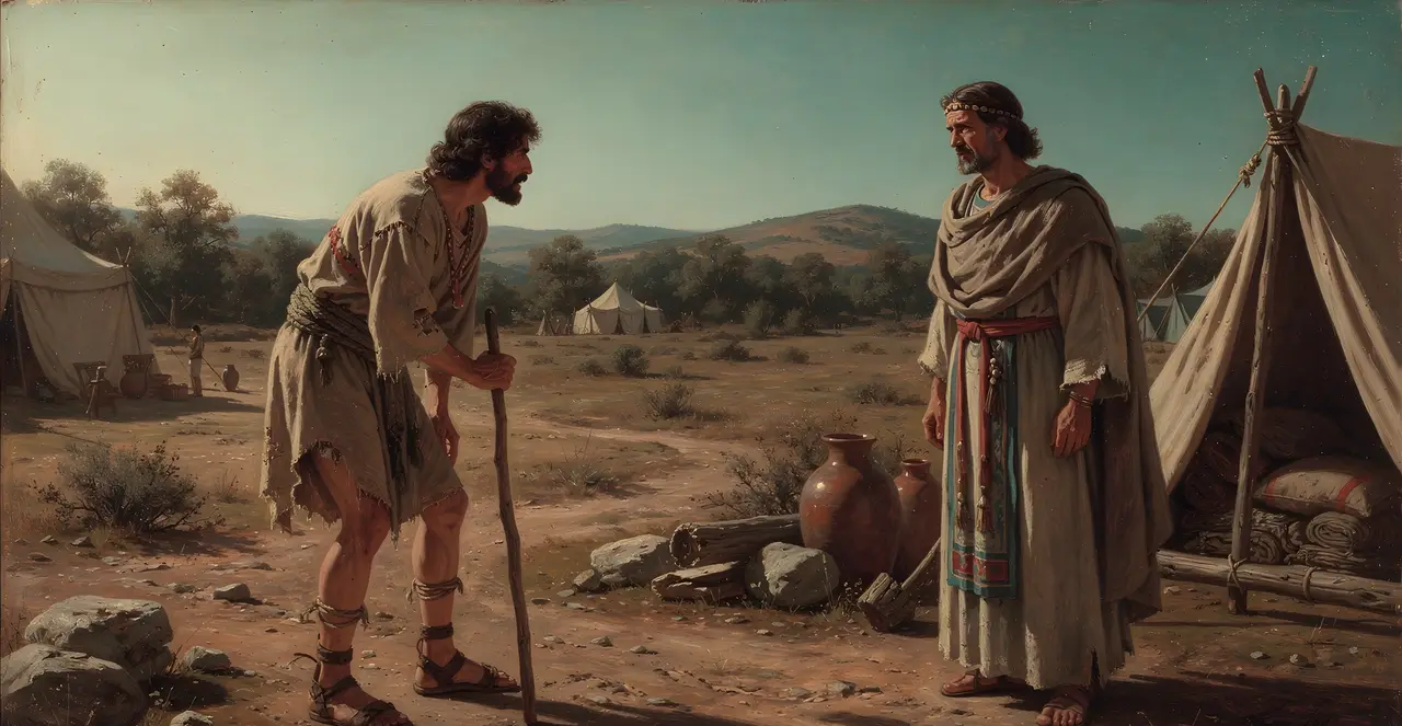Josua 9,9-11 — Josua, Ölgemälde · TruthPrints