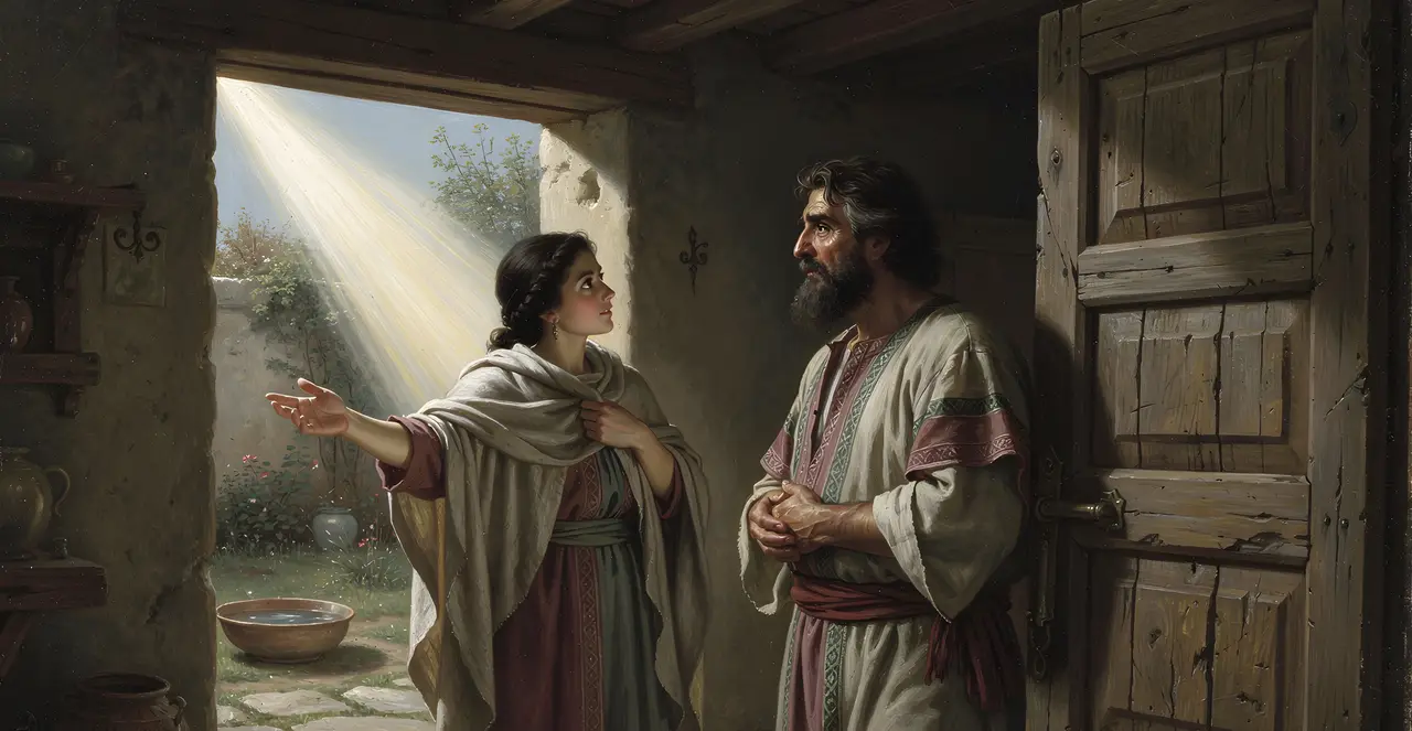 Judges 13:10-13 — Judges, oil painting · TruthPrints