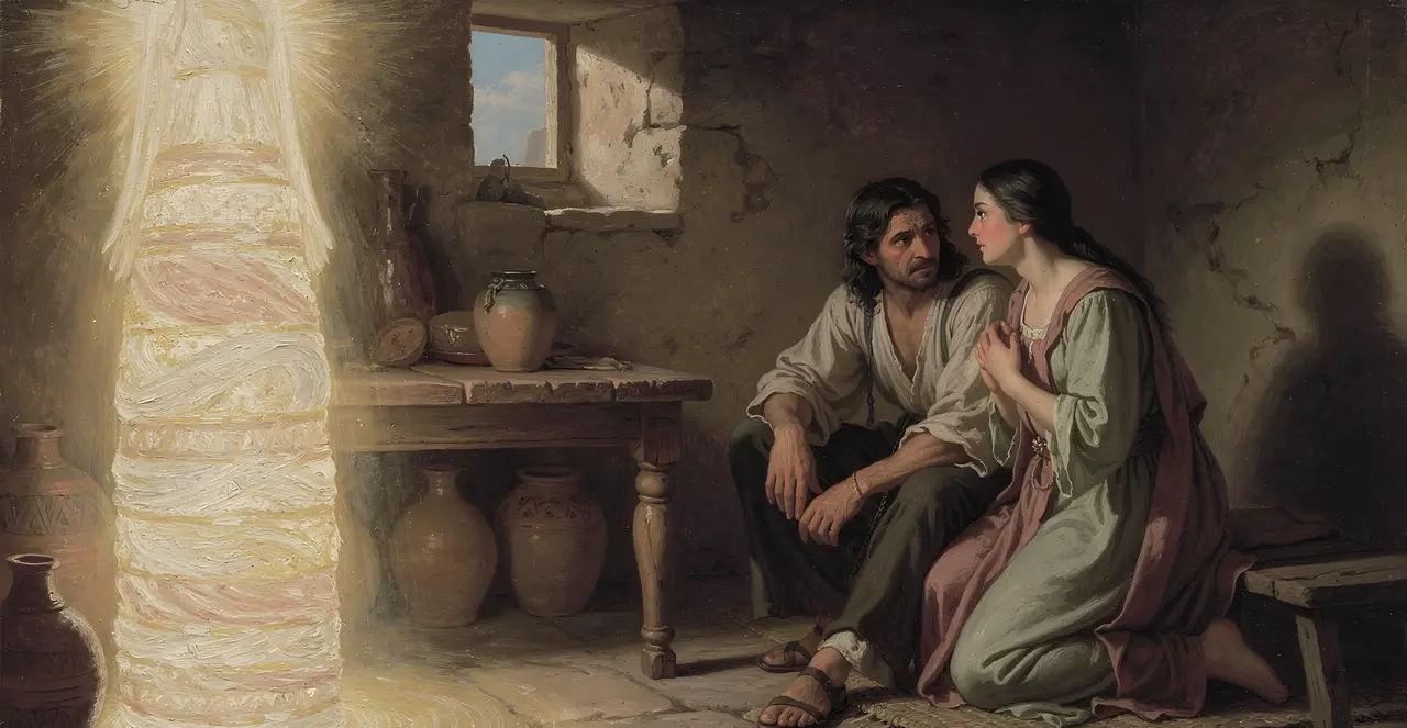Judges 13:14-17 — Judges, oil painting · TruthPrints