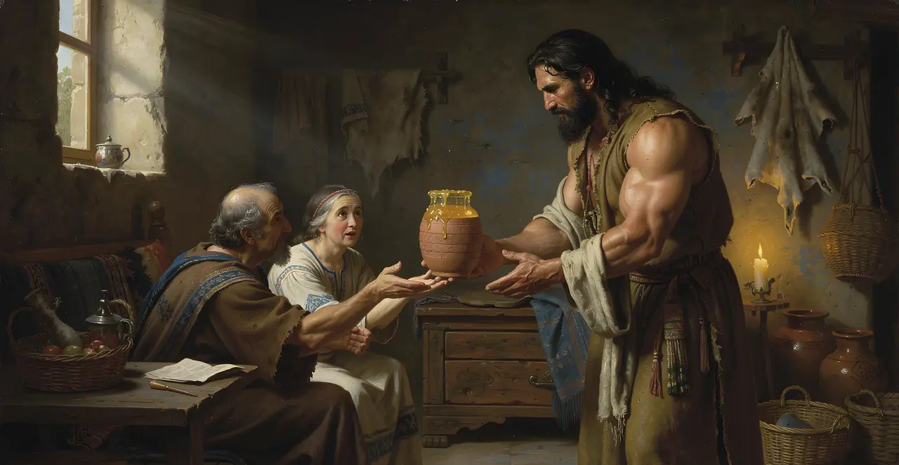 Judges 14:8-10 — Judges, oil painting · TruthPrints