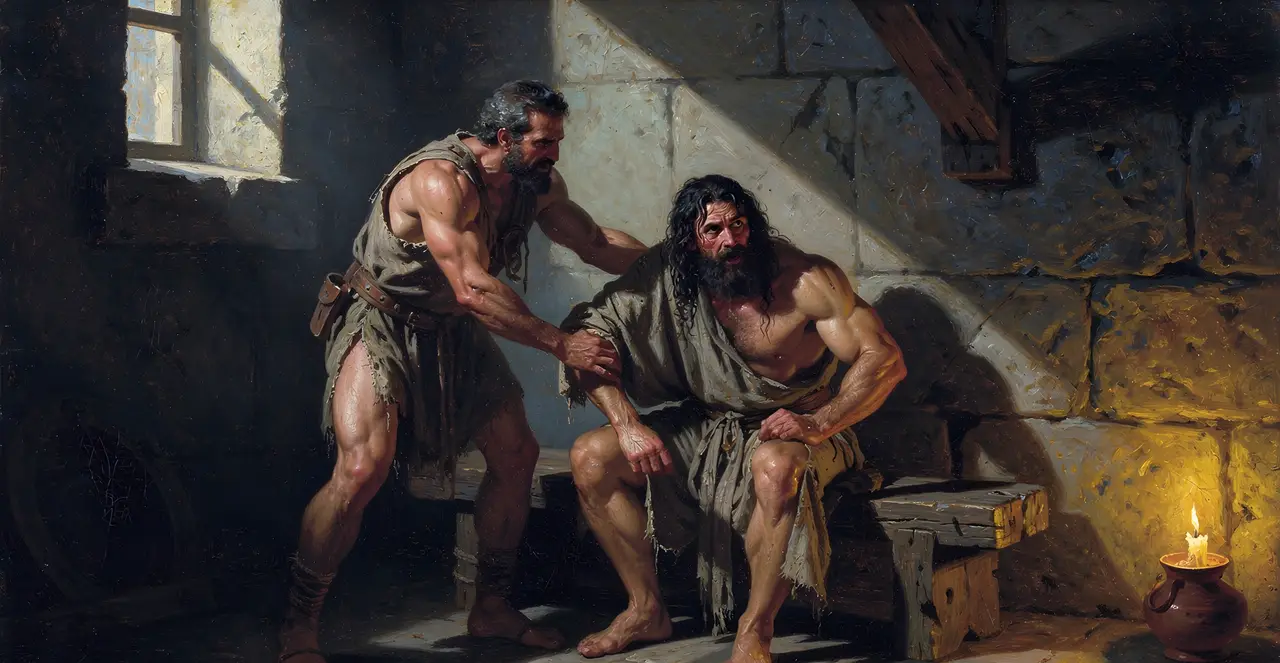 Judges 16:20-22 — Judges, oil painting · TruthPrints