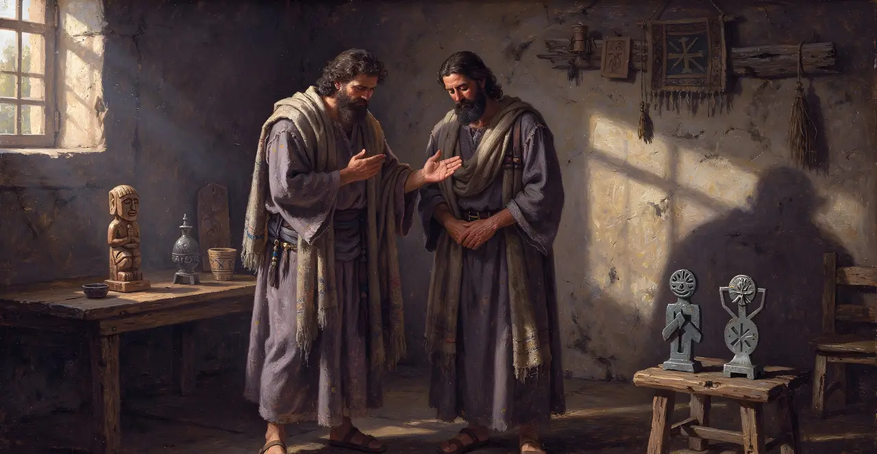 Judges 17:11-13 — Judges, oil painting · TruthPrints