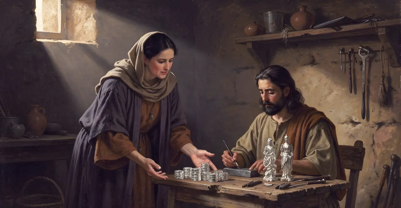 Judges 17:4-7 — Judges, oil painting · TruthPrints
