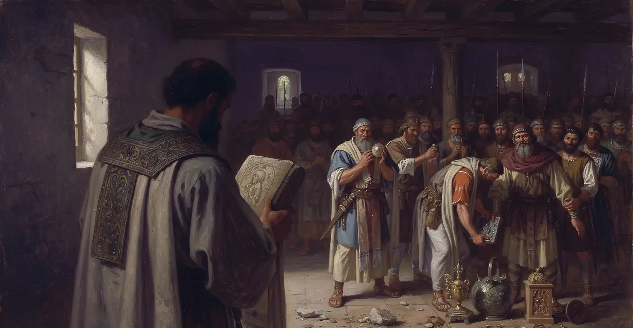 Judges 18:18-20 — Judges, oil painting · TruthPrints