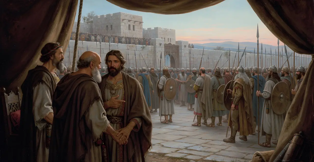 Judges 20:15-17 — Judges, oil painting · TruthPrints