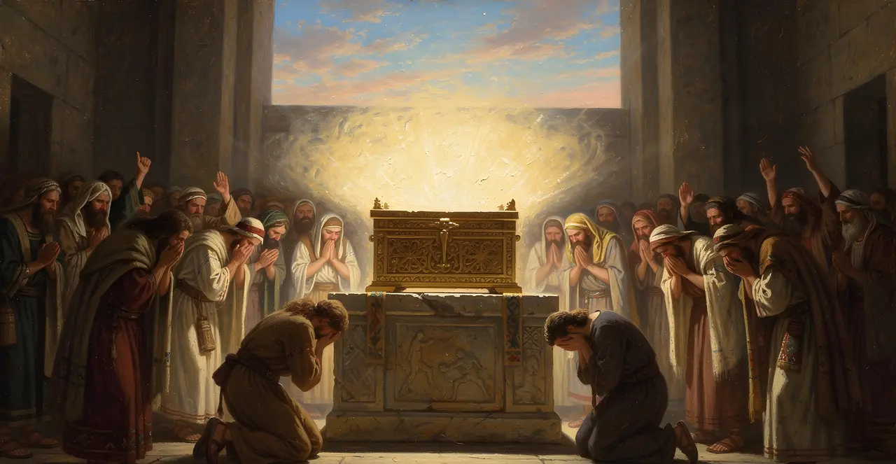 Judges 20:22-24 — Judges, oil painting · TruthPrints