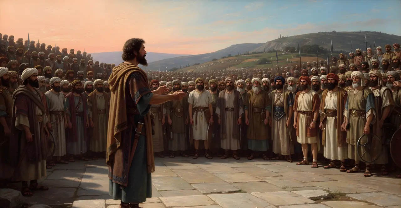 Judges 20:8-10 — Judges, oil painting · TruthPrints