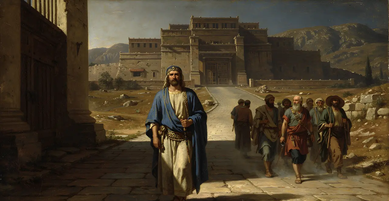 Judges 3:15-18 — Judges, oil painting · TruthPrints