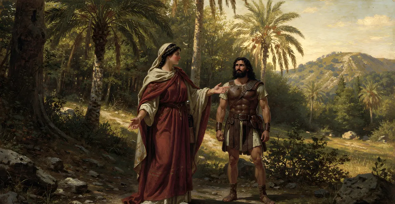 Judges 4:8-10 — Judges, oil painting · TruthPrints