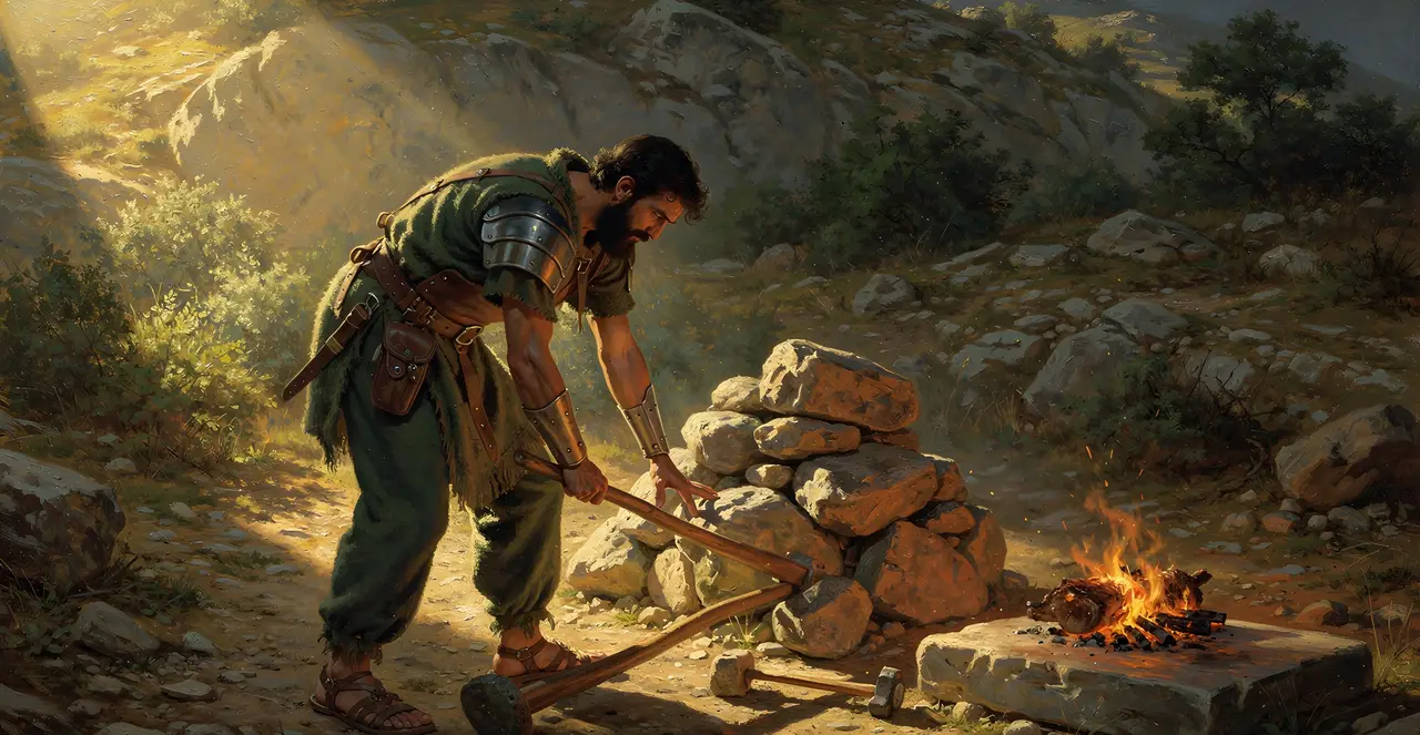 Judges 6:24-26 — Judges, oil painting · TruthPrints