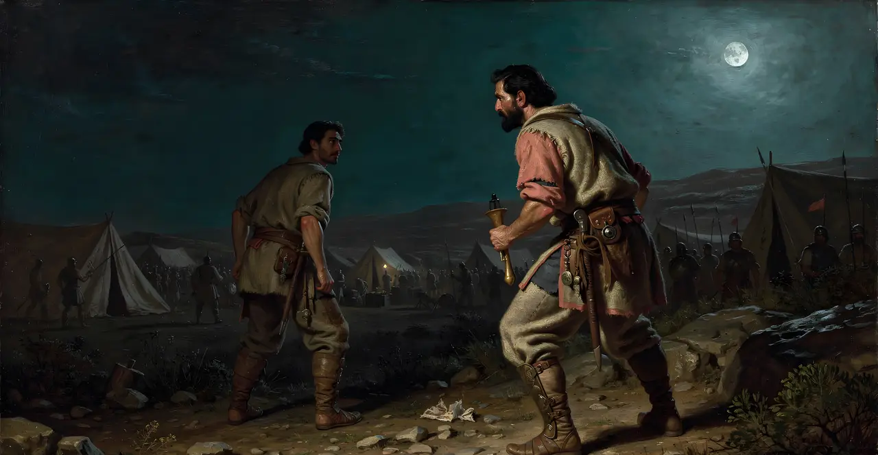 Judges 7:9-11 — Judges, oil painting · TruthPrints