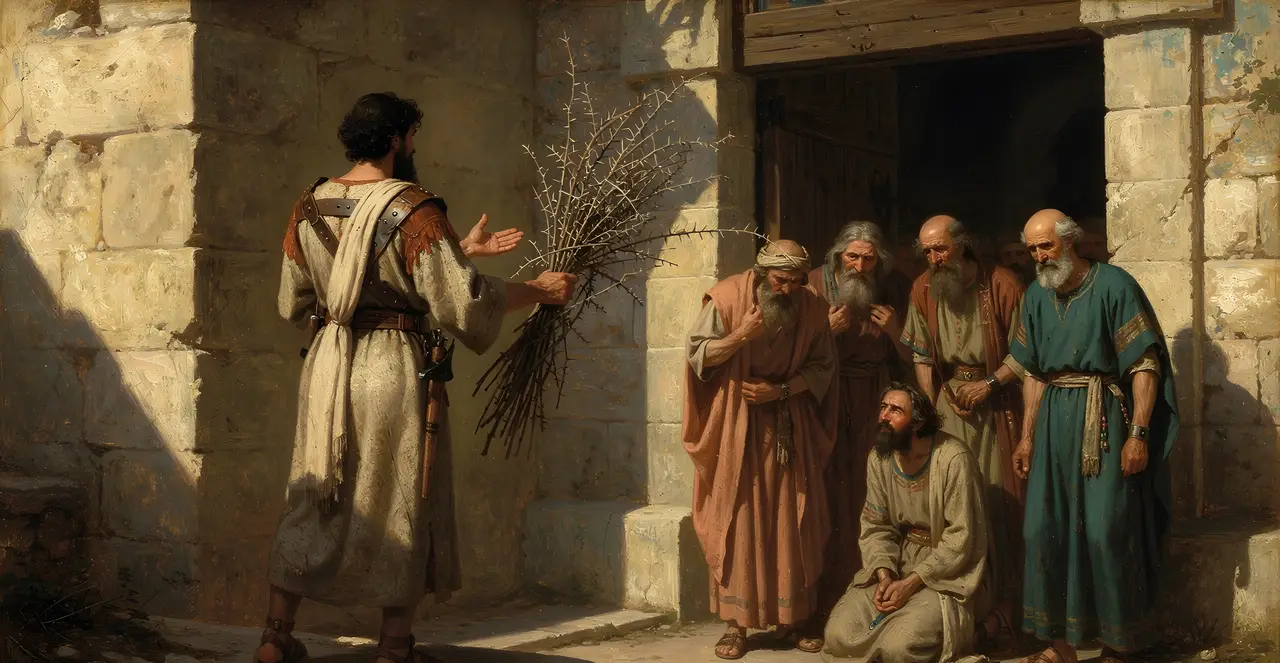 Judges 8:15-18 — Judges, oil painting · TruthPrints