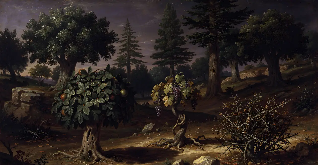 Judges 9:11-14 — Judges, oil painting · TruthPrints