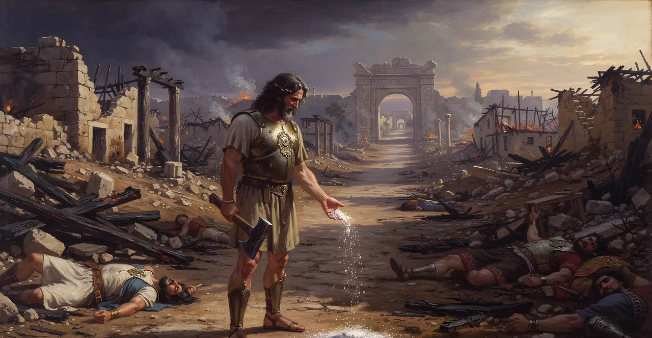 Judges 9:45-47 — Judges, oil painting · TruthPrints