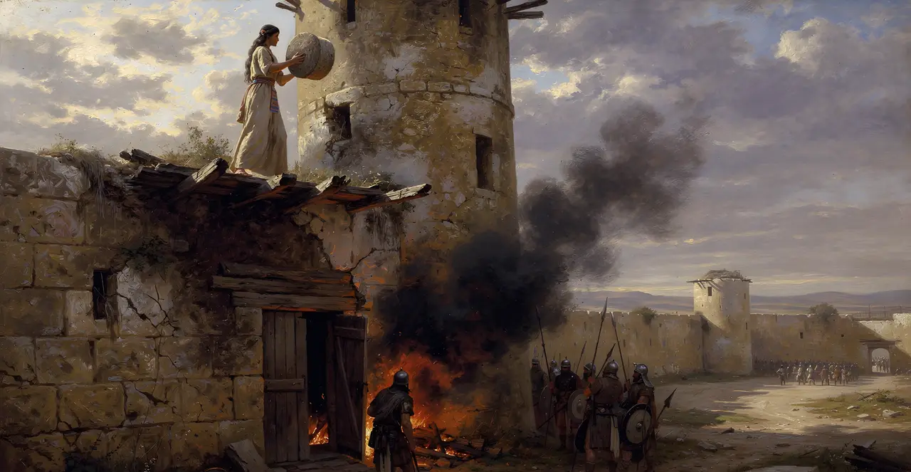 Judges 9:52-55 — Judges, oil painting · TruthPrints