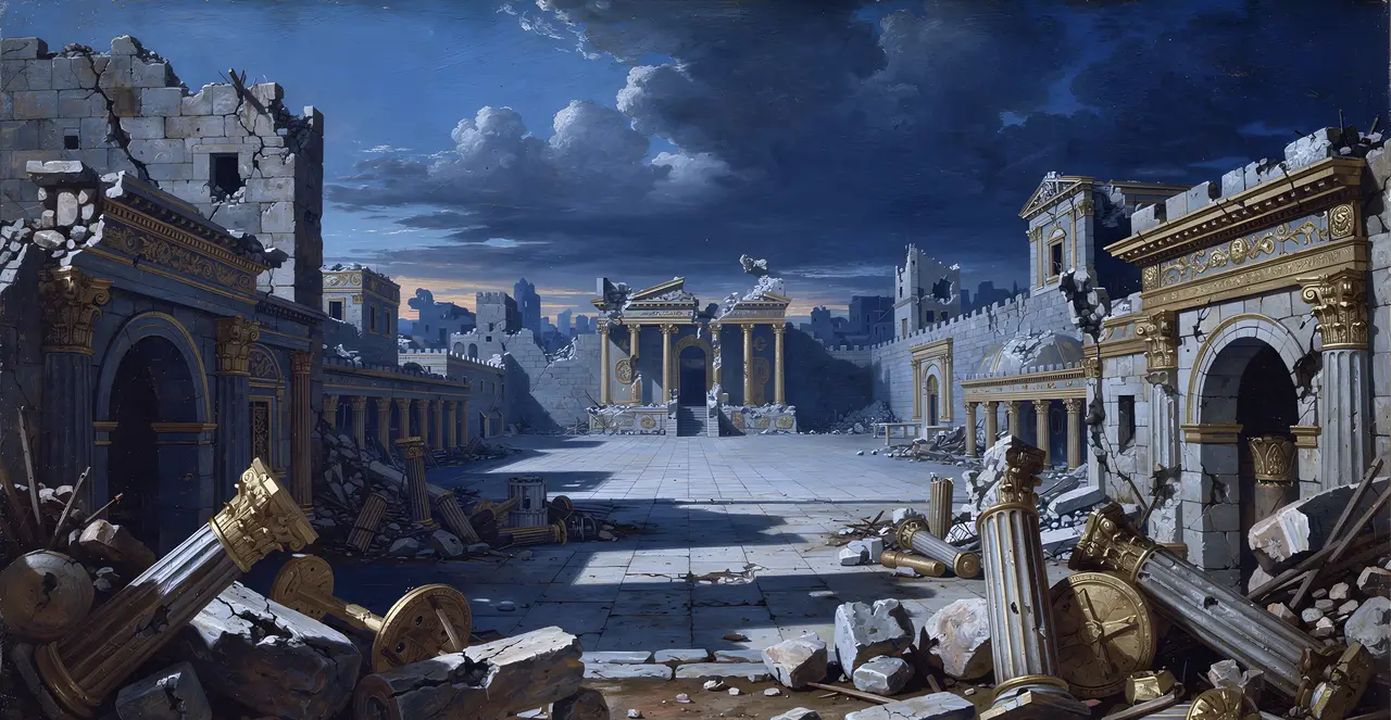 Lamentations 1:7-9 — Lamentations, oil painting · TruthPrints