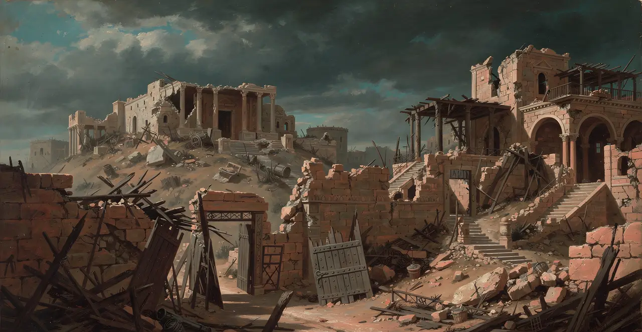 Lamentations 2:5-6 — Lamentations, oil painting · TruthPrints