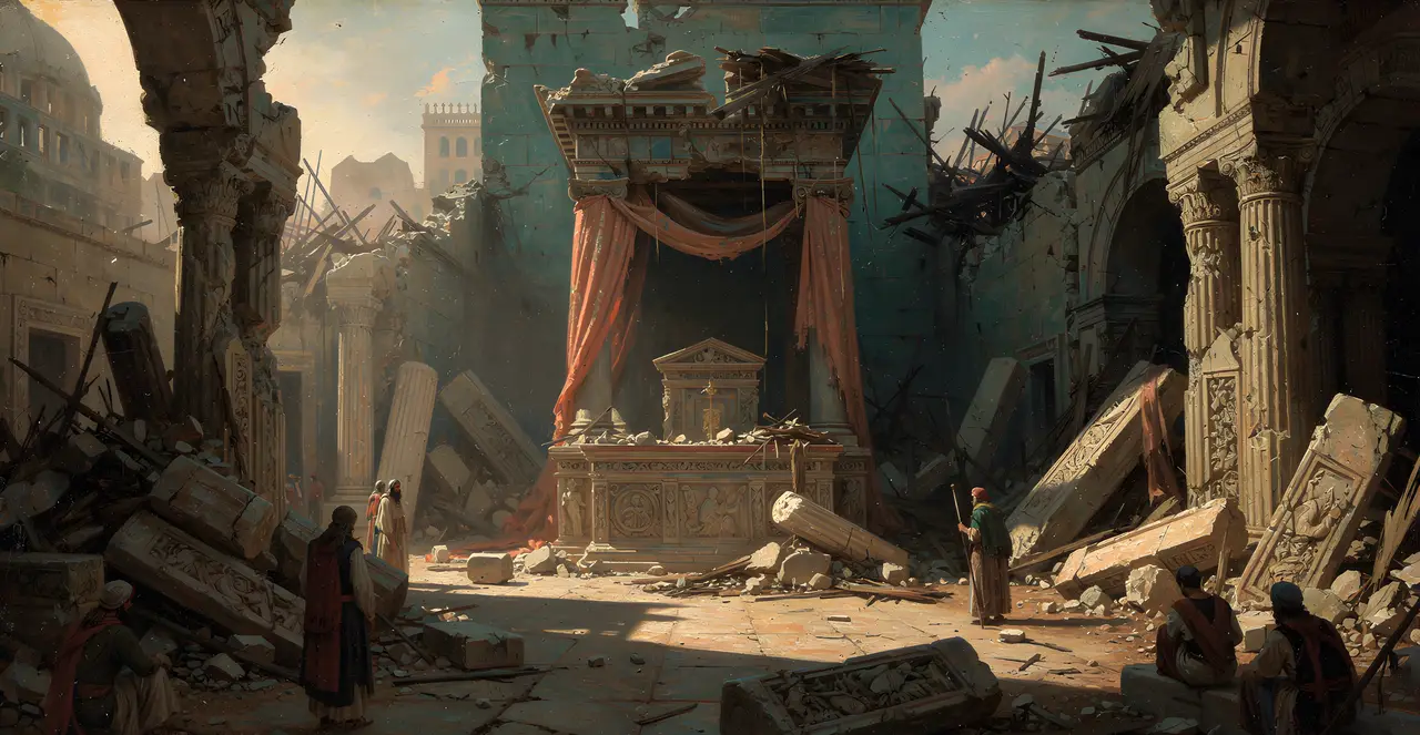 Lamentations 2:7-8 — Lamentations, oil painting · TruthPrints