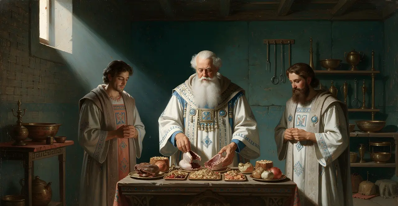 Leviticus 10:14-15 — Leviticus, oil painting · TruthPrints