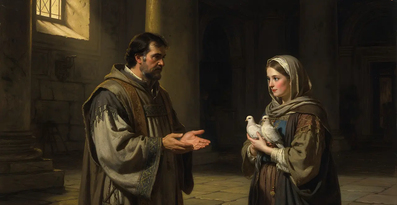 Leviticus 12:7-8 — Leviticus, oil painting · TruthPrints