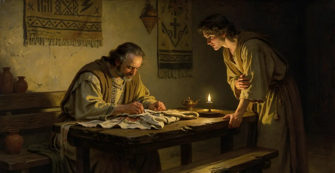 Leviticus 13:52-54 — Leviticus, oil painting · TruthPrints