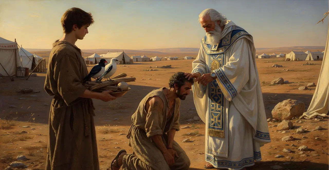 Leviticus 14:1-5 — Leviticus, oil painting · TruthPrints