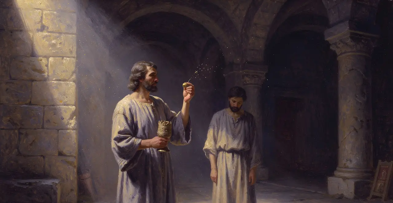 Leviticus 14:15-17 — Leviticus, oil painting · TruthPrints