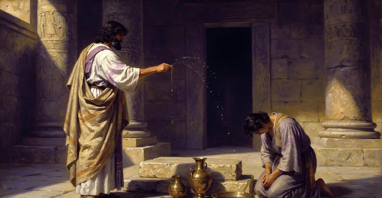 Leviticus 14:27-28 — Leviticus, oil painting · TruthPrints