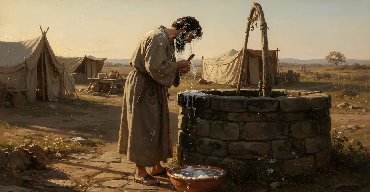 Leviticus 14:8-9 — Leviticus, oil painting · TruthPrints
