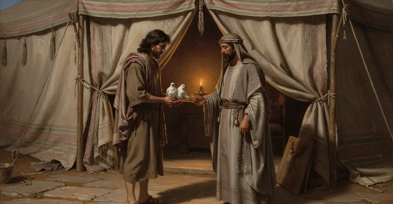 Leviticus 15:13-15 — Leviticus, oil painting · TruthPrints