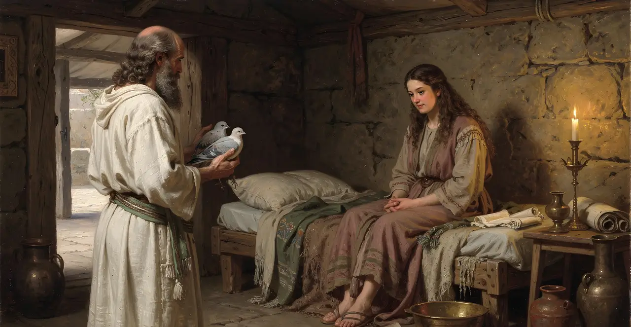 Leviticus 15:26-29 — Leviticus, oil painting · TruthPrints