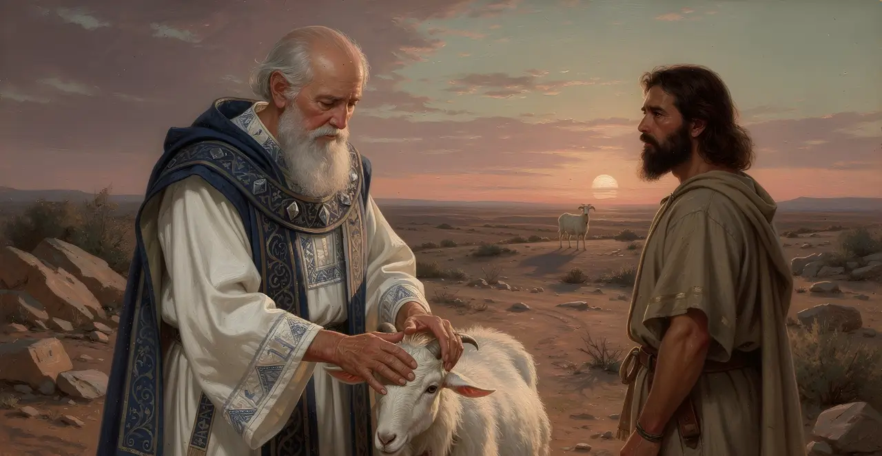 Leviticus 16:21-22 — Leviticus, oil painting · TruthPrints