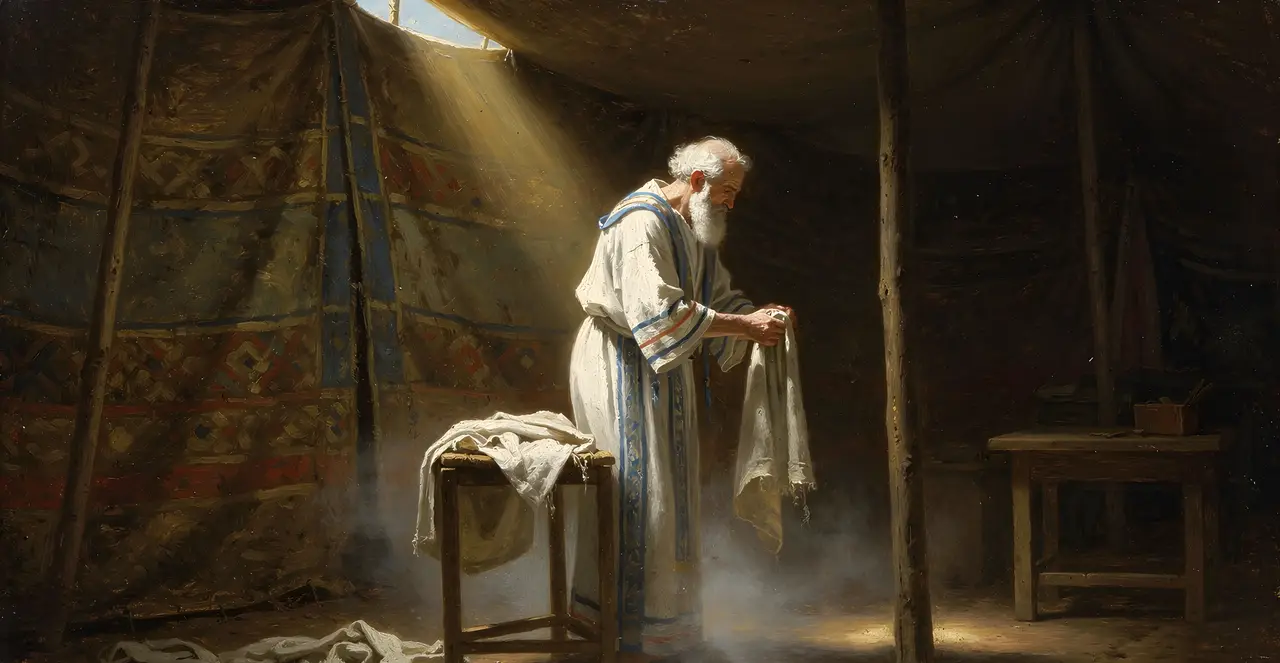 Leviticus 16:23-26 — Leviticus, oil painting · TruthPrints