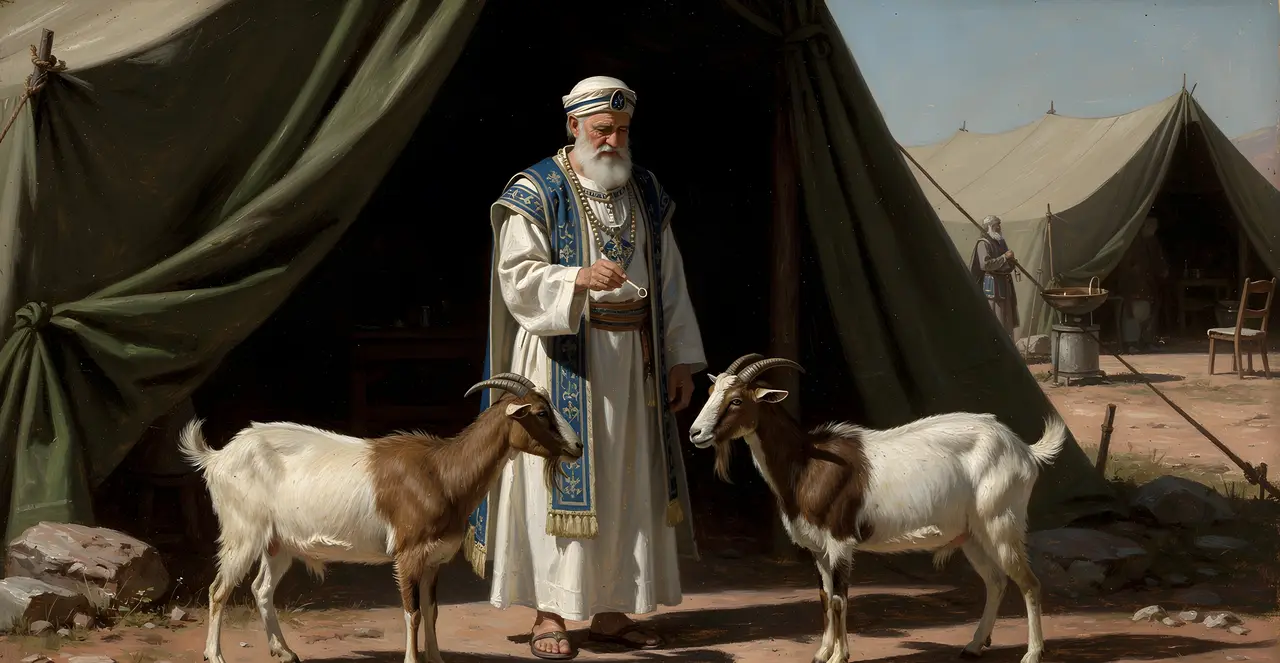 Leviticus 16:7-10 — Leviticus, oil painting · TruthPrints