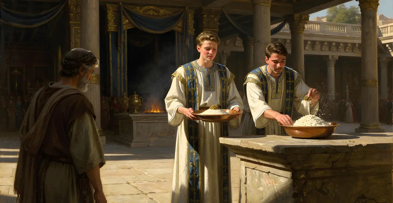 Leviticus 2:1-3 — Leviticus, oil painting · TruthPrints