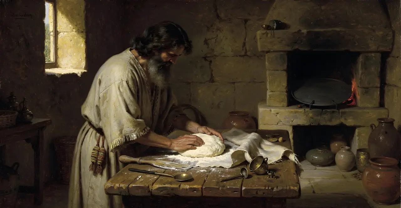 Leviticus 2:4-7 — Leviticus, oil painting · TruthPrints