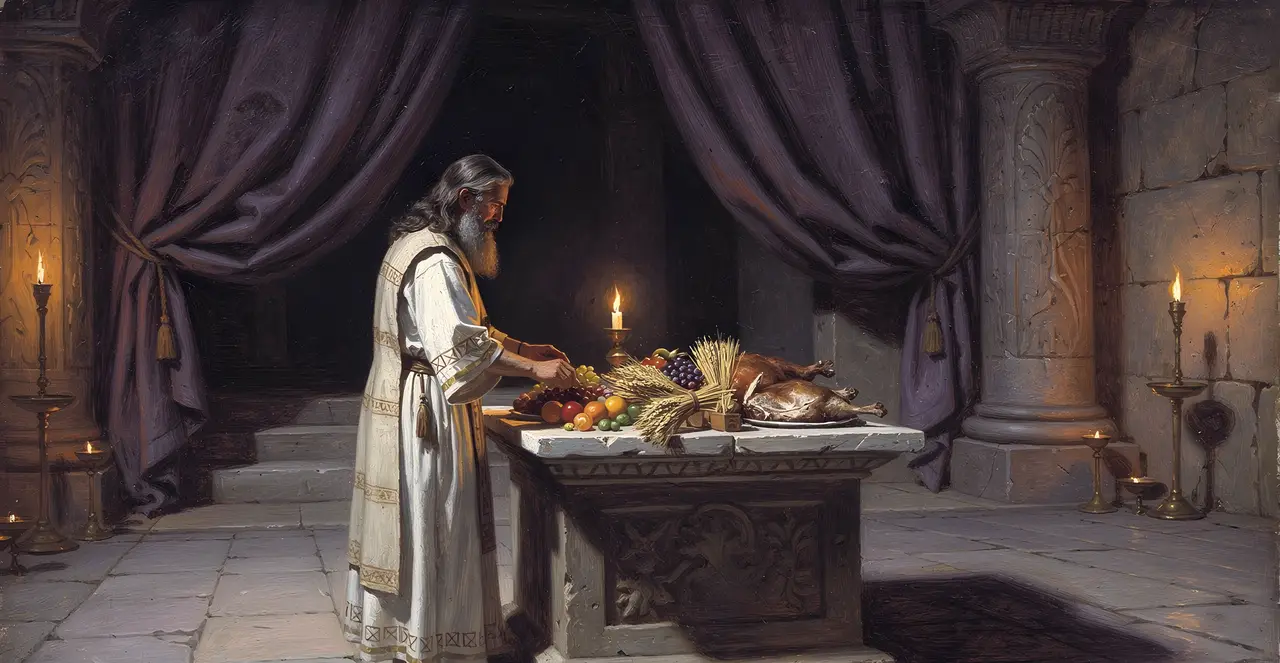 Leviticus 23:38-39 — Leviticus, oil painting · TruthPrints