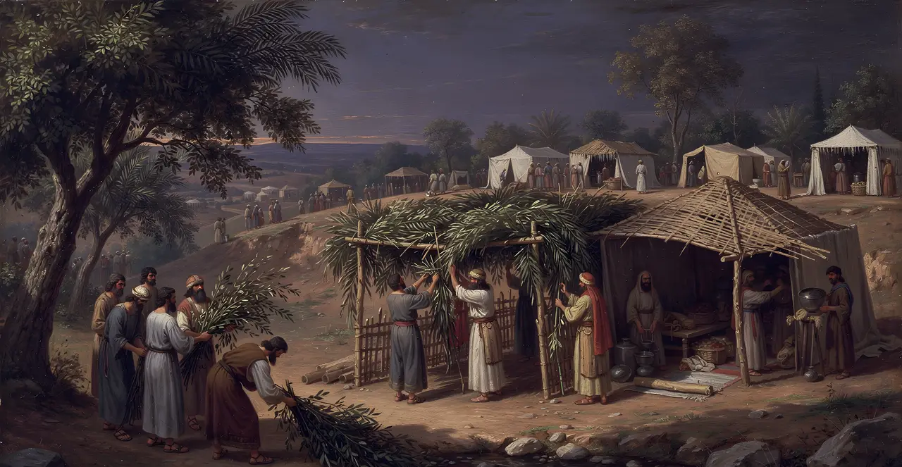 Leviticus 23:40-42 — Leviticus, oil painting · TruthPrints